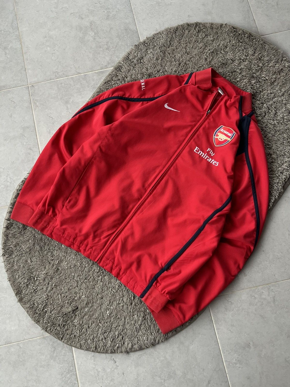 Nike Vintage Light Jacket Nike Soccer football team FC.Arsenal Size US L / EU 52-54 / 3 - 2 Thumbnail
