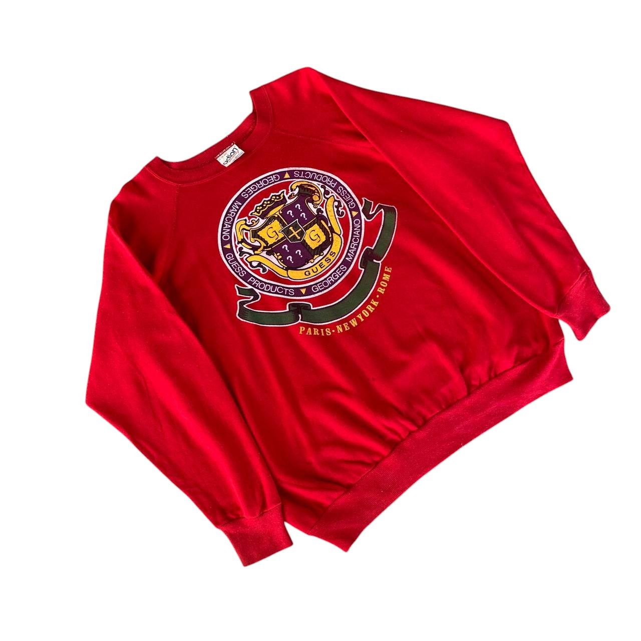 Georges Marciano VINTAGE 80S GEORGES MARCIANO GUESS CREWNECK Size US XL / EU 56 / 4 - 2 Thumbnail