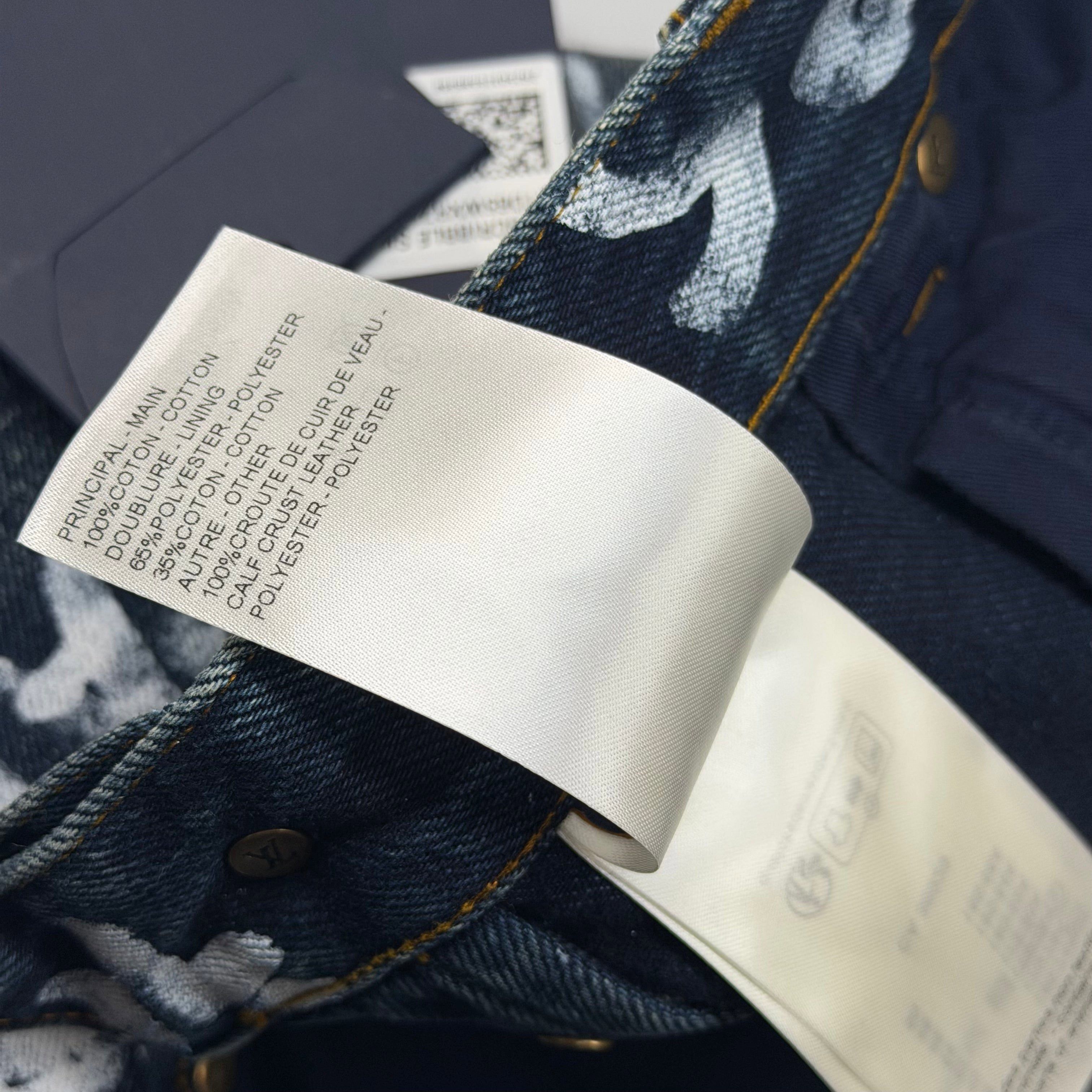 Louis Vuitton Louis Vuitton Denim Skate Pants 34 Size US 34 / EU 50 - 9 Thumbnail