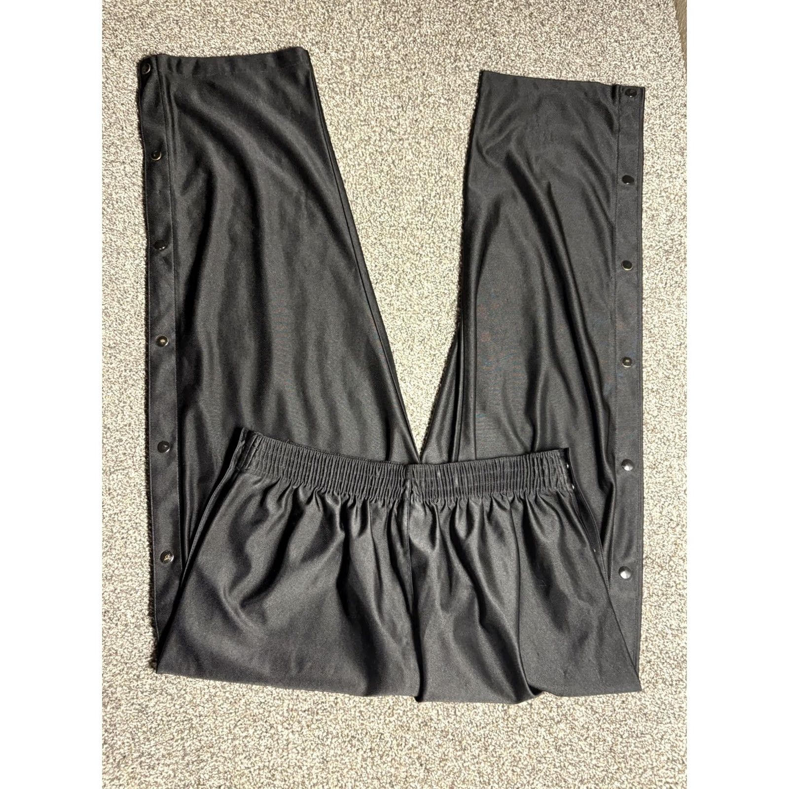 Vintage VINTAGE Eastbay Break Away Pants Mens XL Track Pants Joggers Satin Black 90s Hip Hop Basketball Size US 36 / EU 52 - 3 Thumbnail