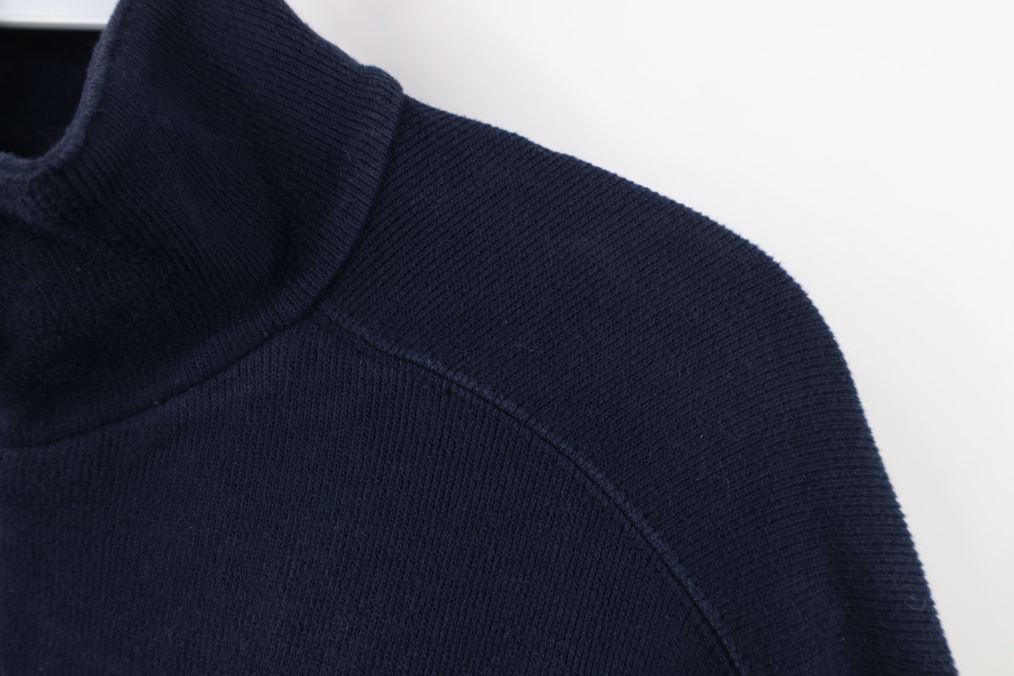 Polo Ralph Lauren Vintage 90s Ralph Lauren Ribbed Knit 1/4 1/2 Zip Sweater Size US M / EU 48-50 / 2 - 5 Thumbnail