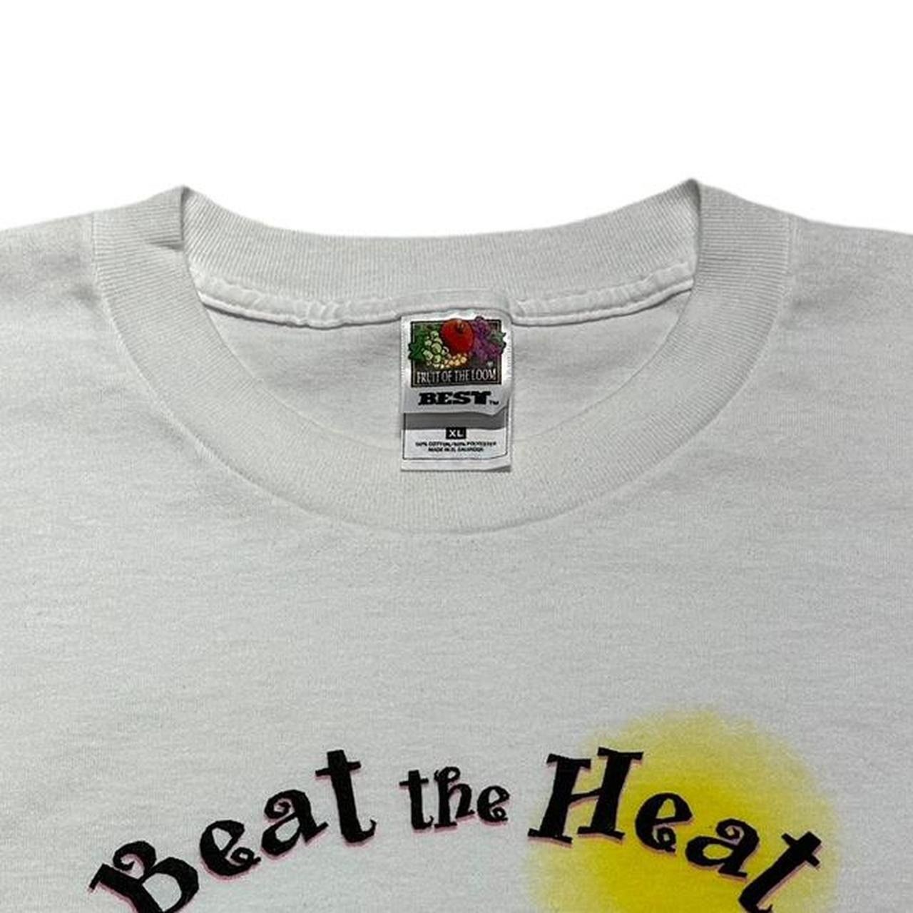 Fruit Of The Loom × Vintage Vintage Beat the Heat Blood Drive T-Shirt Size US XL / EU 56 / 4 - 4 Thumbnail