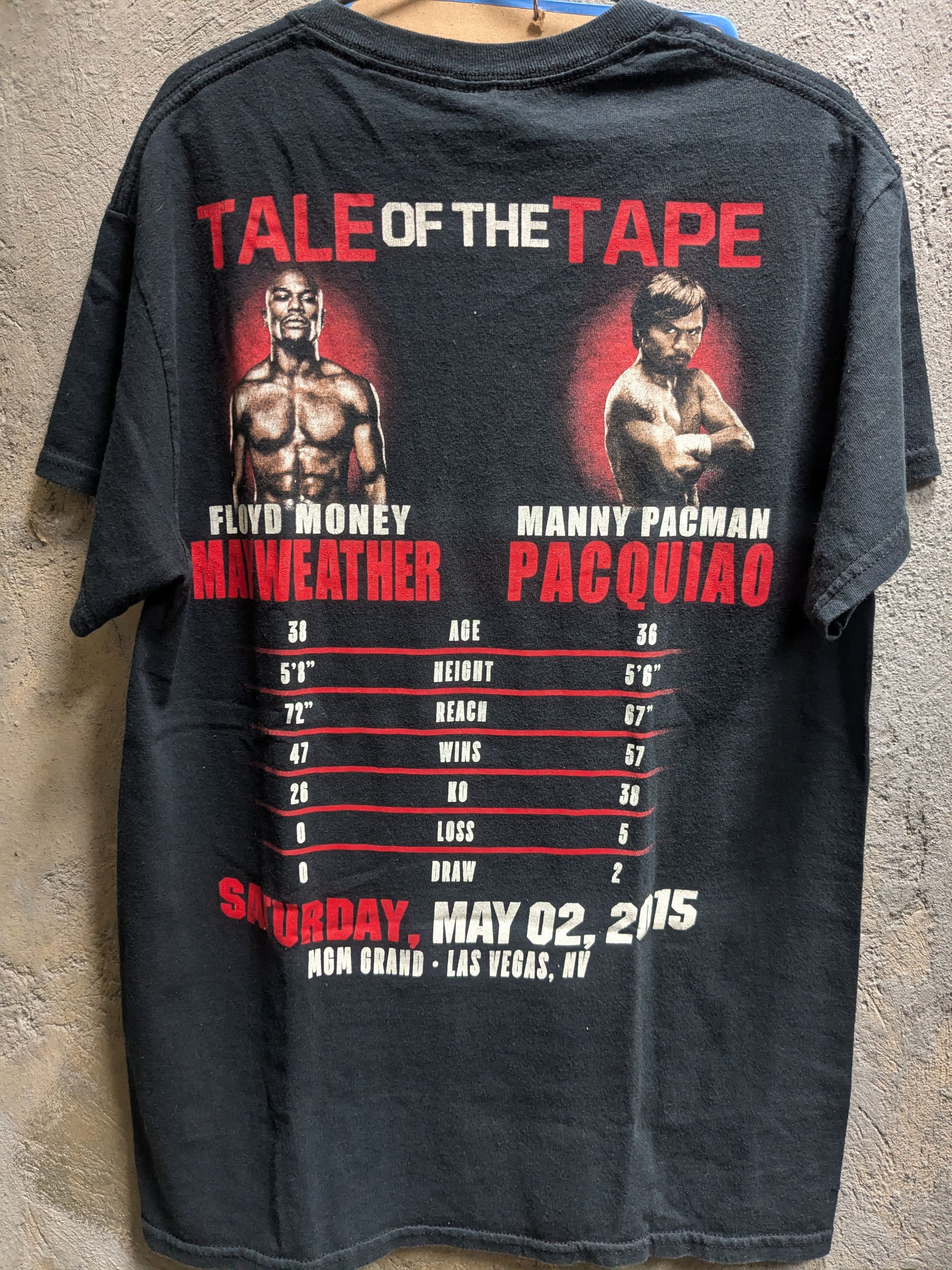 Vintage Pacquiao vs Mayweather USA tshirt size small Size US S / EU 44-46 / 1 - 7 Thumbnail
