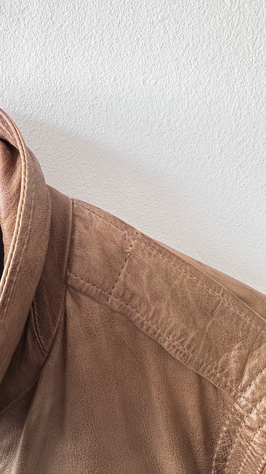 Genuine Leather MAURITIUS Vegetable Tanned Leather Field Jacket Size 54 Size US L / EU 52-54 / 3 - 19 Thumbnail