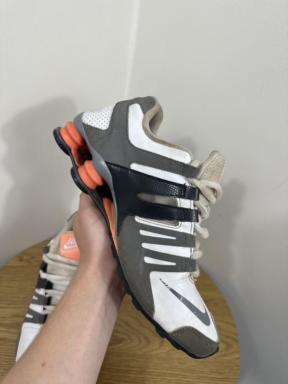 Nike Vintage Nike Shox Current Drill Swoosh Streetwear Sneakers Size US 8.5 / IT 38.5 - 6 Thumbnail
