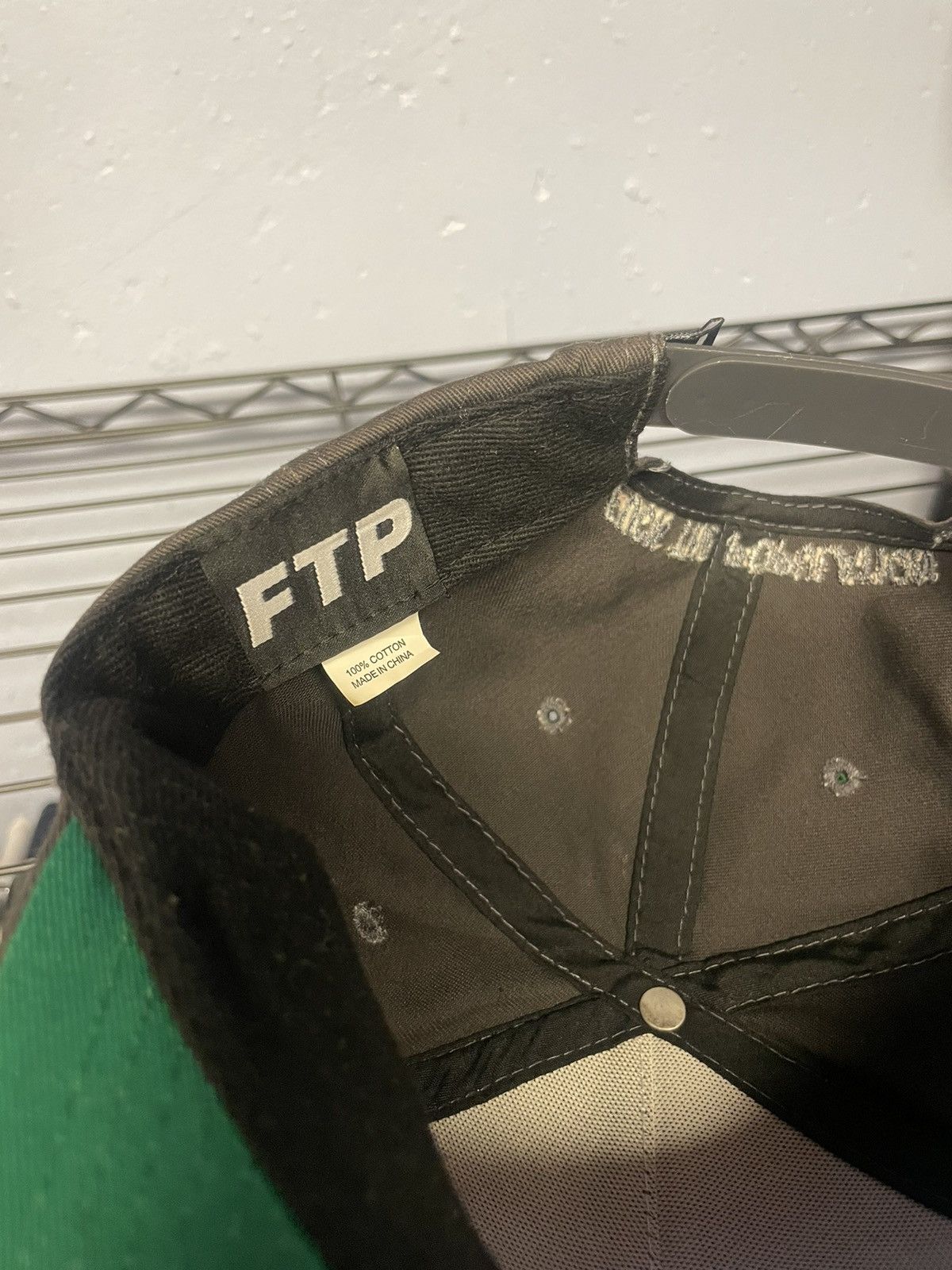 Fuck The Population Fuck The Population FTP SnapBack Hat Grey Infared Size ONE SIZE - 5 Thumbnail