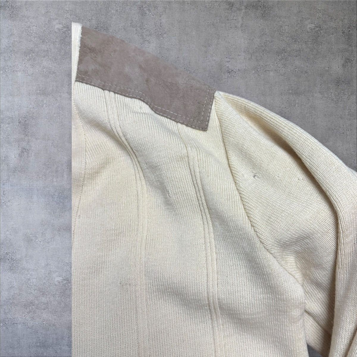 Burberry × Vintage Vintage sweater cream used deffect Size US XL / EU 56 / 4 - 7 Thumbnail