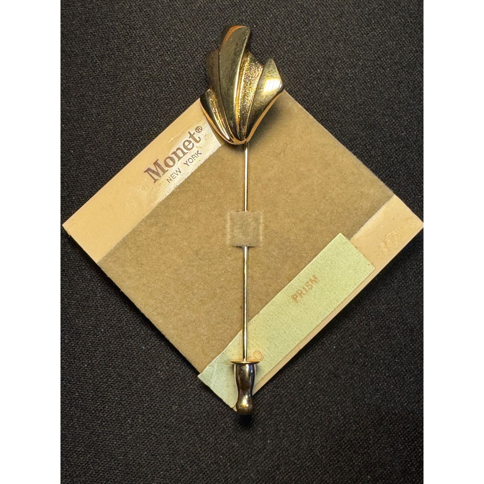 Monet Monet New Old Stock Gold Tone Flower Stick Pin Size ONE SIZE - 2 Thumbnail