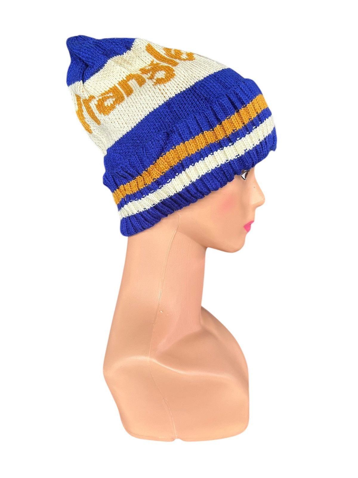 Japanese Brand × Kapital × Vintage Wrangler Vintage Design Big Logo knitt Beanie Hats Size ONE SIZE - 2 Thumbnail