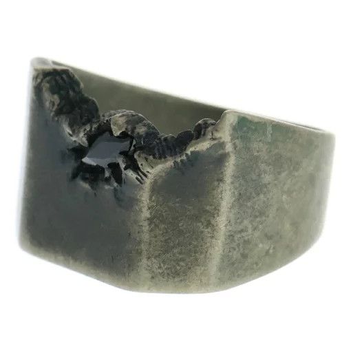 Yohji Yamamoto Yohji Yamamoto 24SS BY RIEFE onyx ring HS-A70-957 Size ONE SIZE - 1 Thumbnail