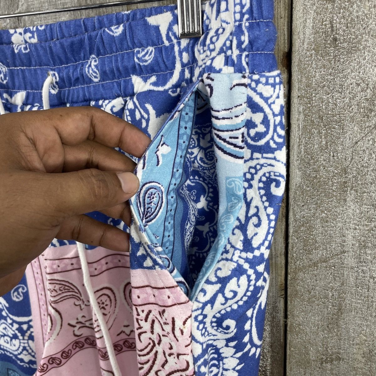 Japanese Brand × Shein × Vintage Vintage Shein Bandana Paisley Pants Size 35" - 5 Thumbnail