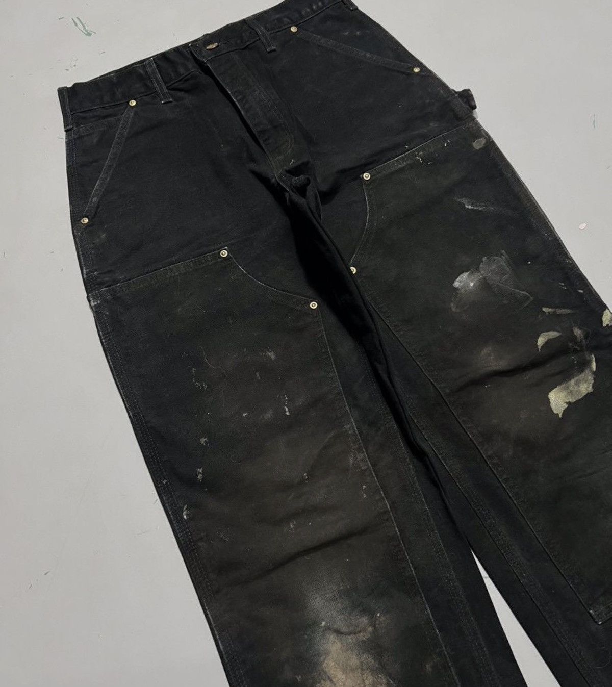 Carhartt Vintage carhartt b01 blk double knee denim Size US 30 / EU 46 - 6 Thumbnail