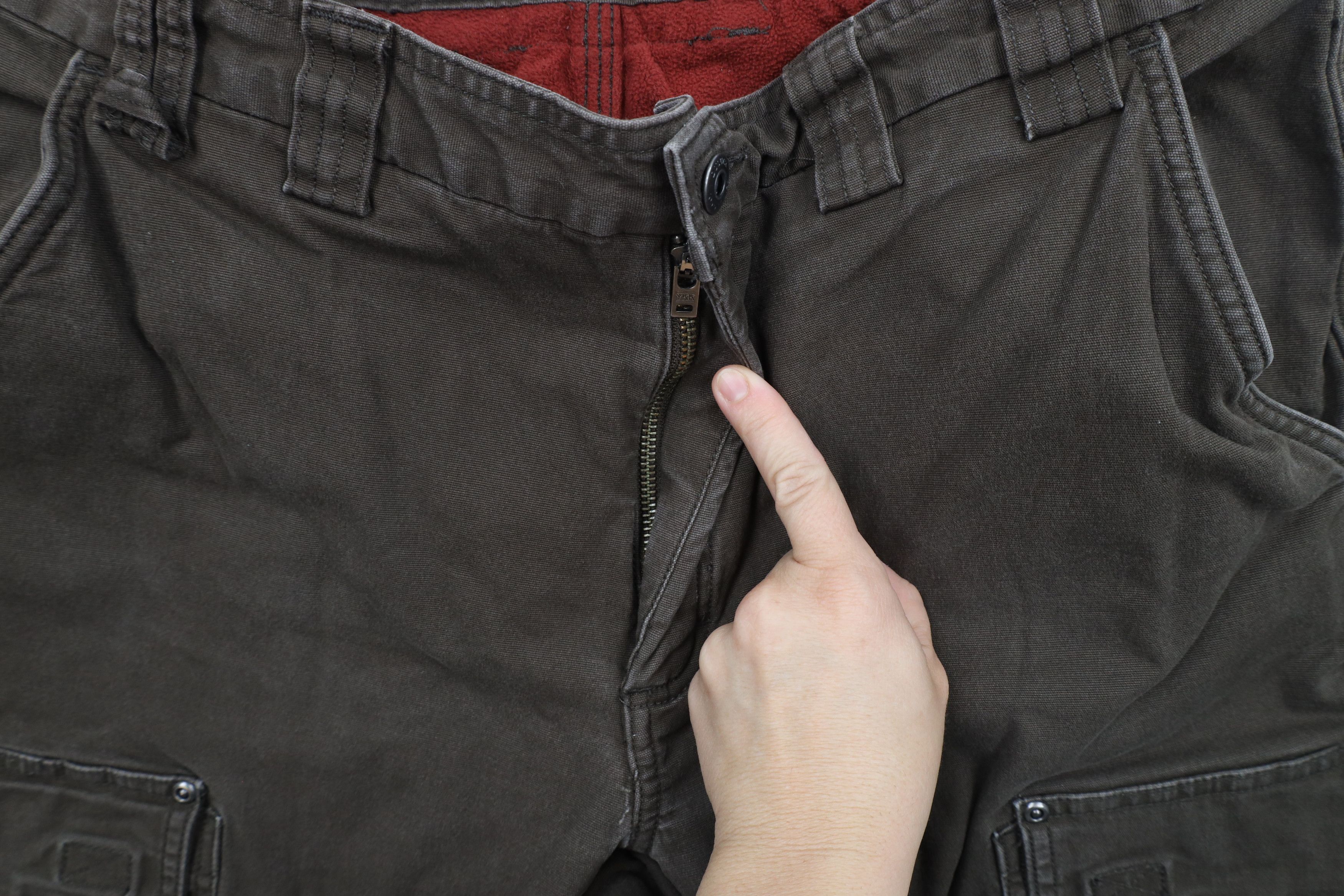 Duluth Trading Company × Vintage Duluth Trading Co Lined Flex Fire Hose Cargo Pants Brown Size US 38 / EU 54 - 6 Thumbnail
