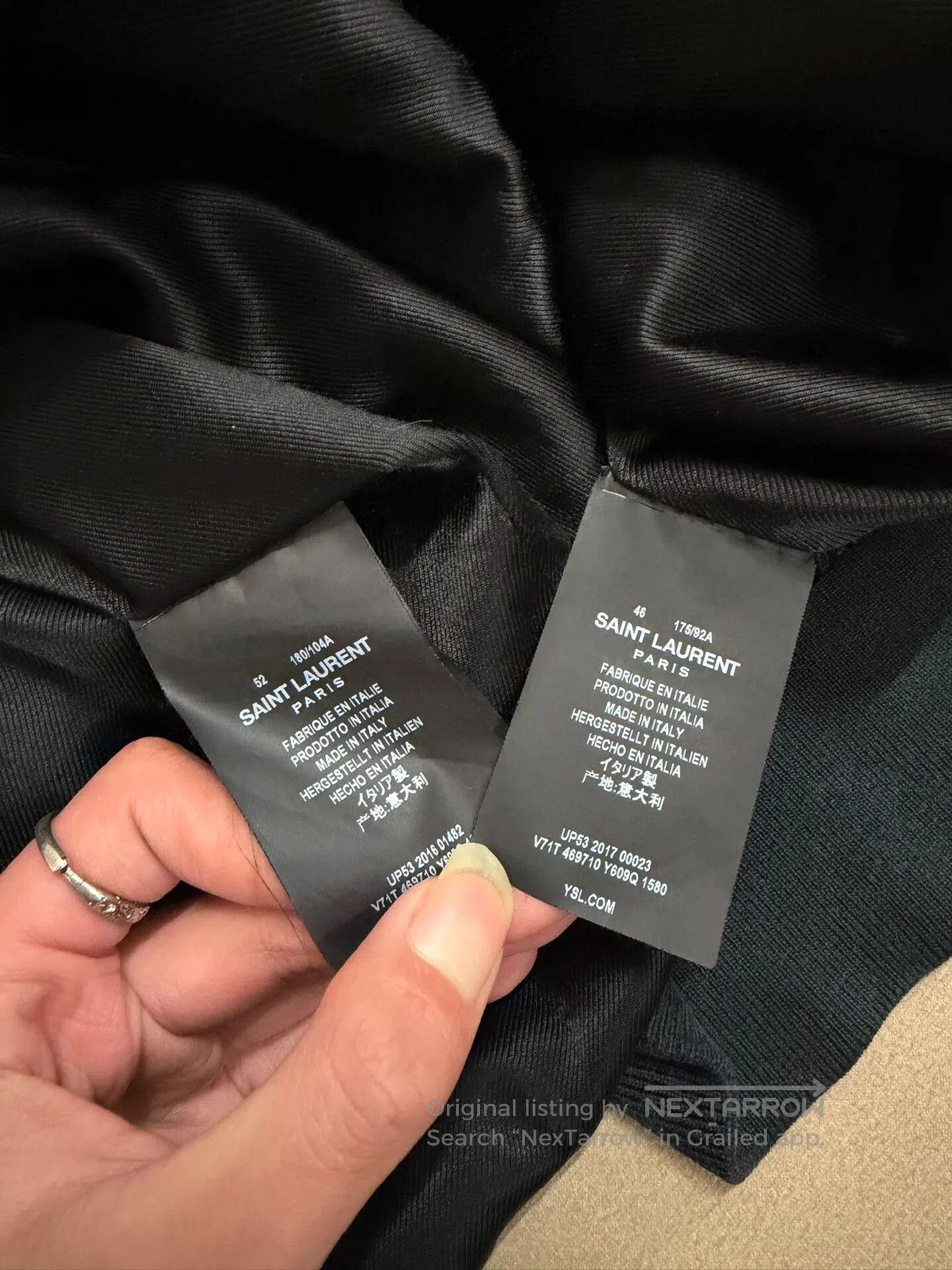 Saint Laurent Paris Saint Laurent Silk Baseball Jacket. Size US L / EU 52-54 / 3 - 5 Thumbnail
