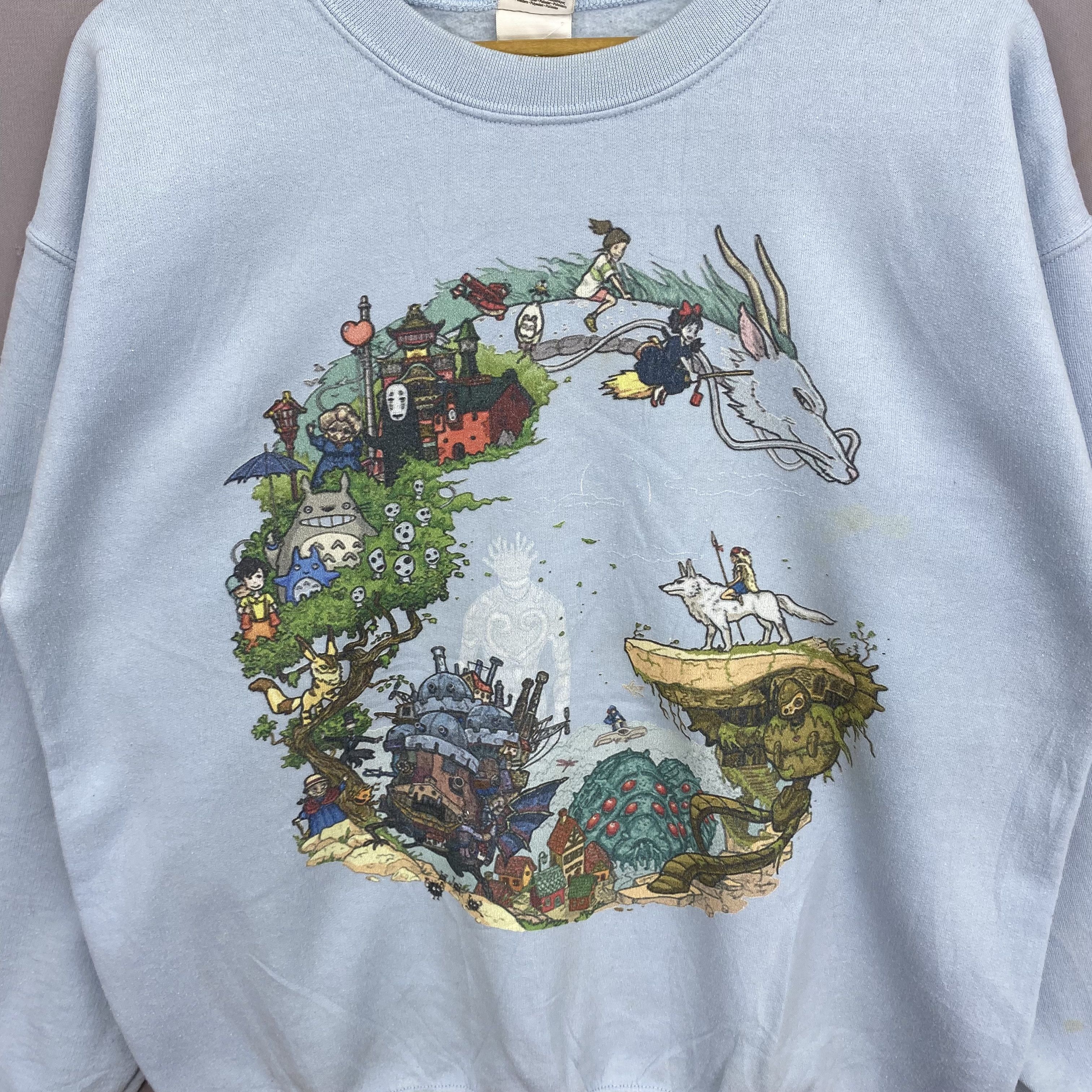 Anime Vintage Studio Ghibli Sweater Y2K Japanese Anime Sweatshirt Size US M / EU 48-50 / 2 - 3 Thumbnail