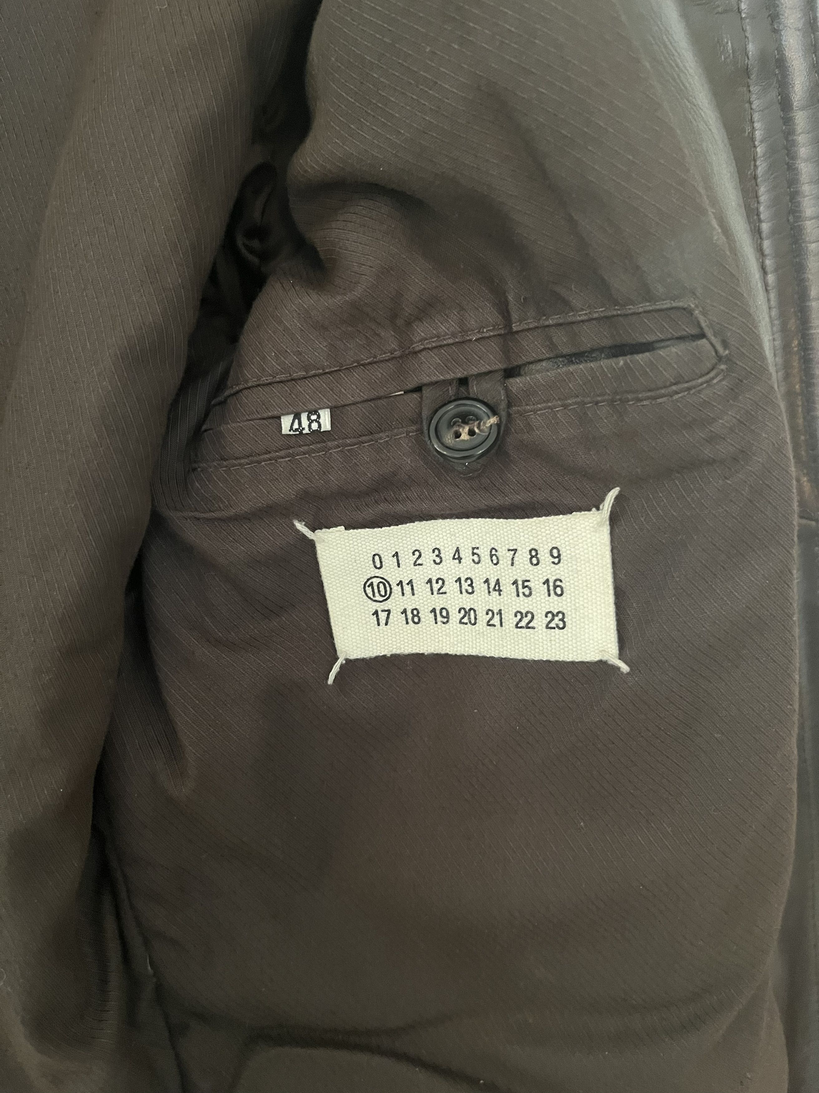Maison Margiela Martin Margiela vintage runway leather jacket Size US M / EU 48-50 / 2 - 4 Thumbnail