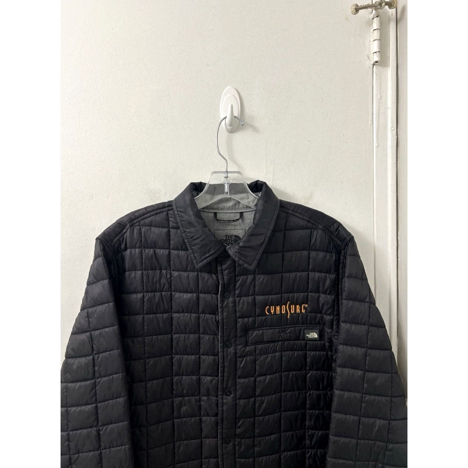 The North Face The North Face Thermoball Eco Puffer Shirt Jacket Mens Medium Black Snap L/S Size US M / EU 48-50 / 2 - 2 Thumbnail