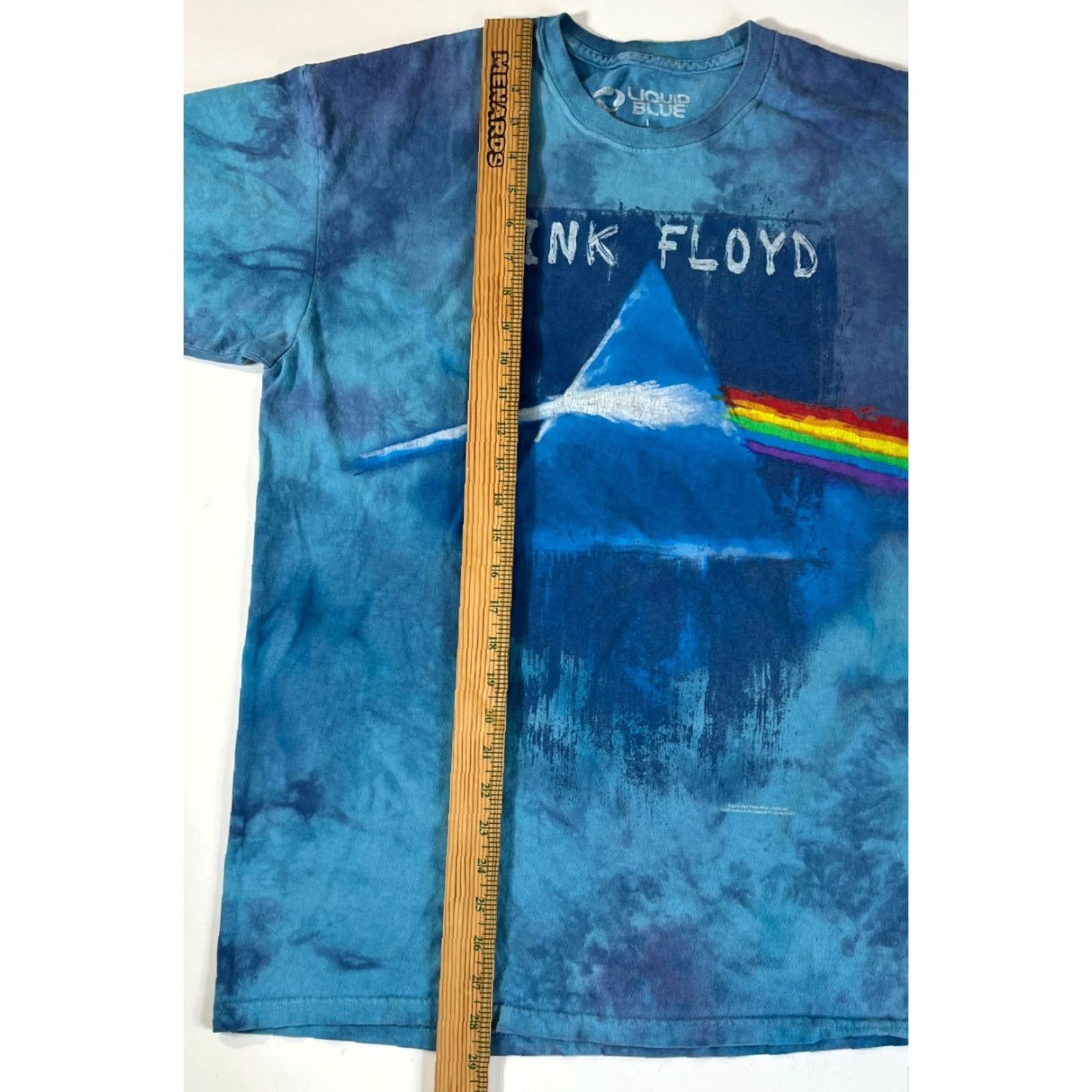 Liquid Blue Liquid Blue Pink Floyd Tie Dye T-Shirt Sz L Unisex Adults Crew Neck Short Sleeve 2015 Vintage Music Shirt Size US L / EU 52-54 / 3 - 6 Thumbnail