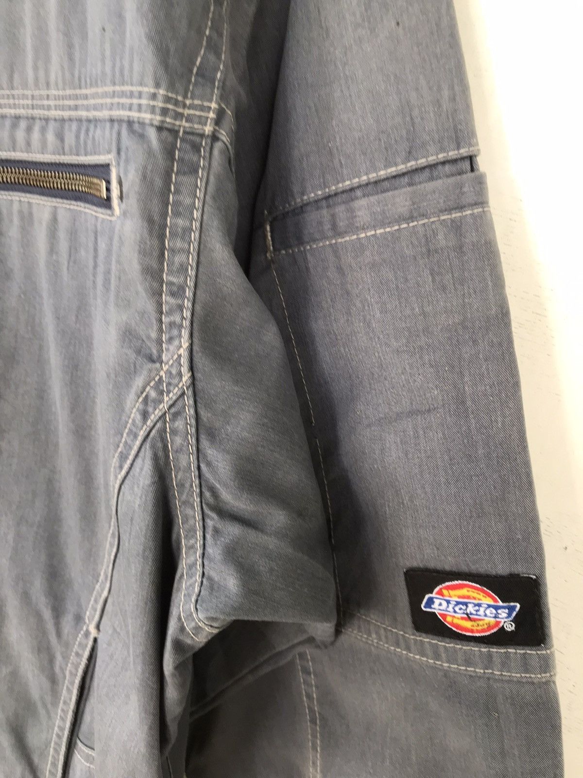 Dickies × Vintage Vintage DICKIES Full Zip Motorcycle Jacket Size US L / EU 52-54 / 3 - 7 Thumbnail