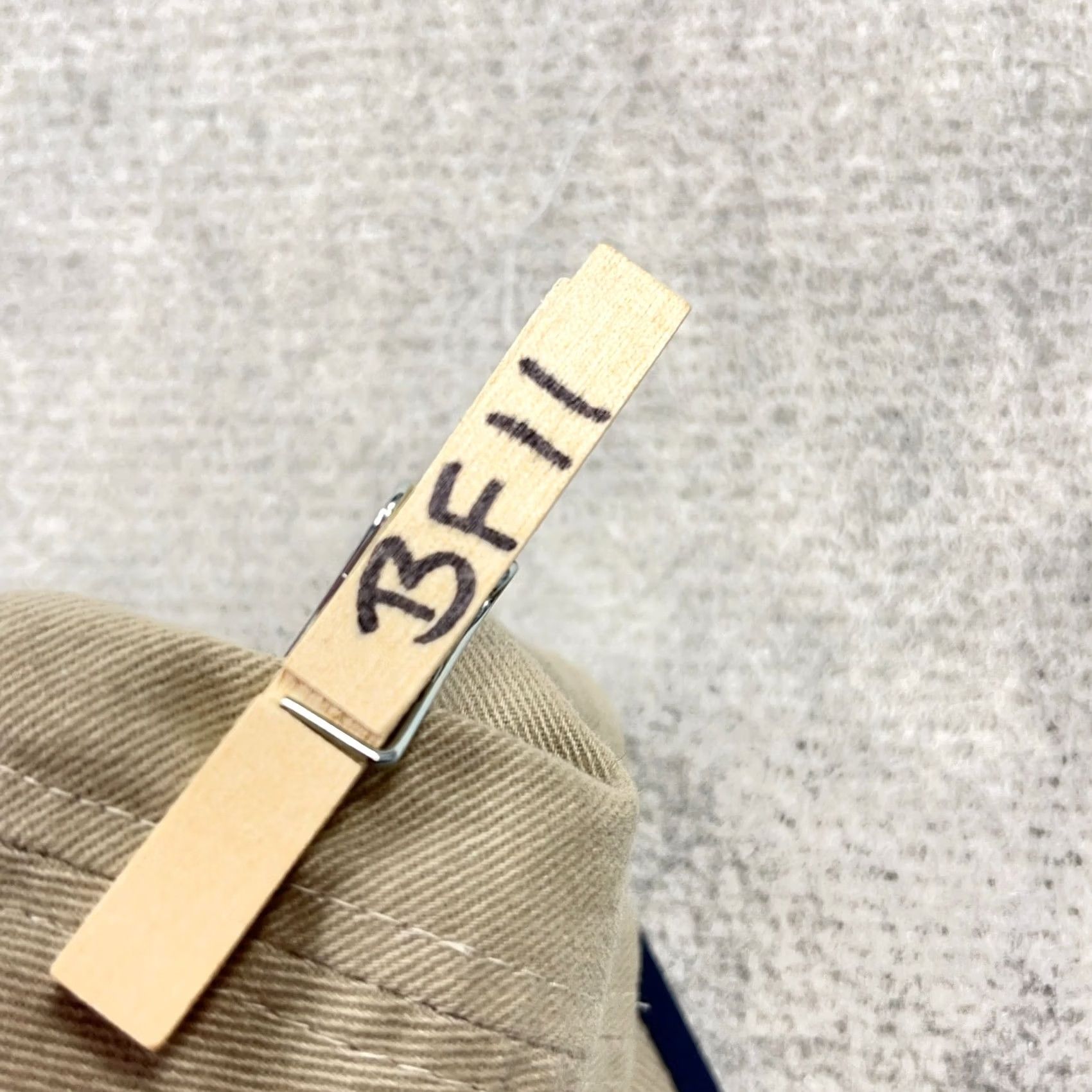 Tommy Hilfiger VINTAGE Tommy Hilfiger Hat Cap Leather Strap Back Tan Blue Spell Out Basketball Hat Size ONE SIZE - 7 Thumbnail