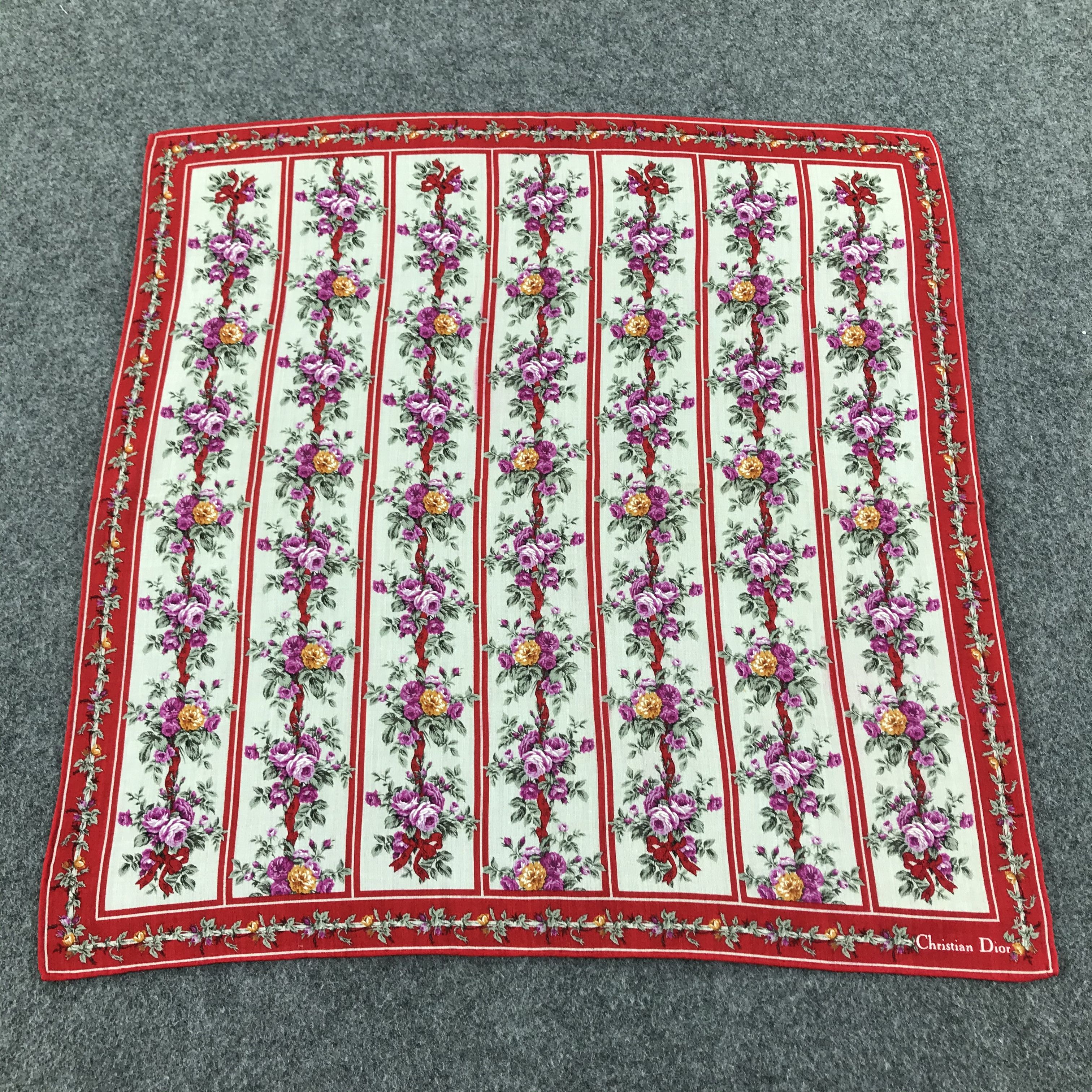 Christian Dior Monsieur Christian Dior Handkerchief Neckerchief Bandana H512 Size ONE SIZE - 3 Thumbnail