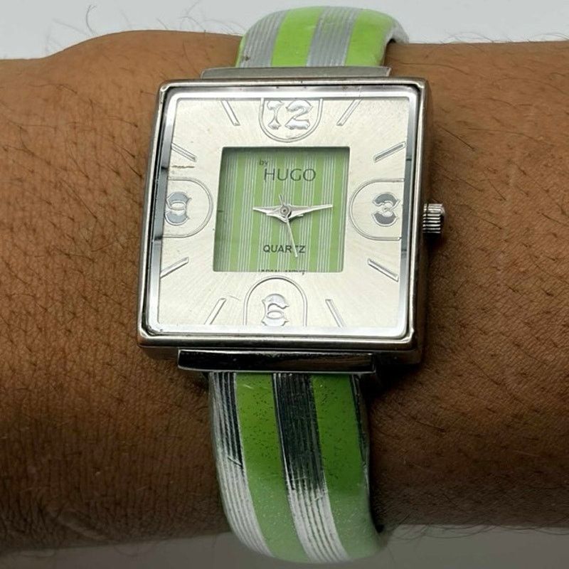 Hugo Green Hugo Cuff Watch Size ONE SIZE - 2 Thumbnail