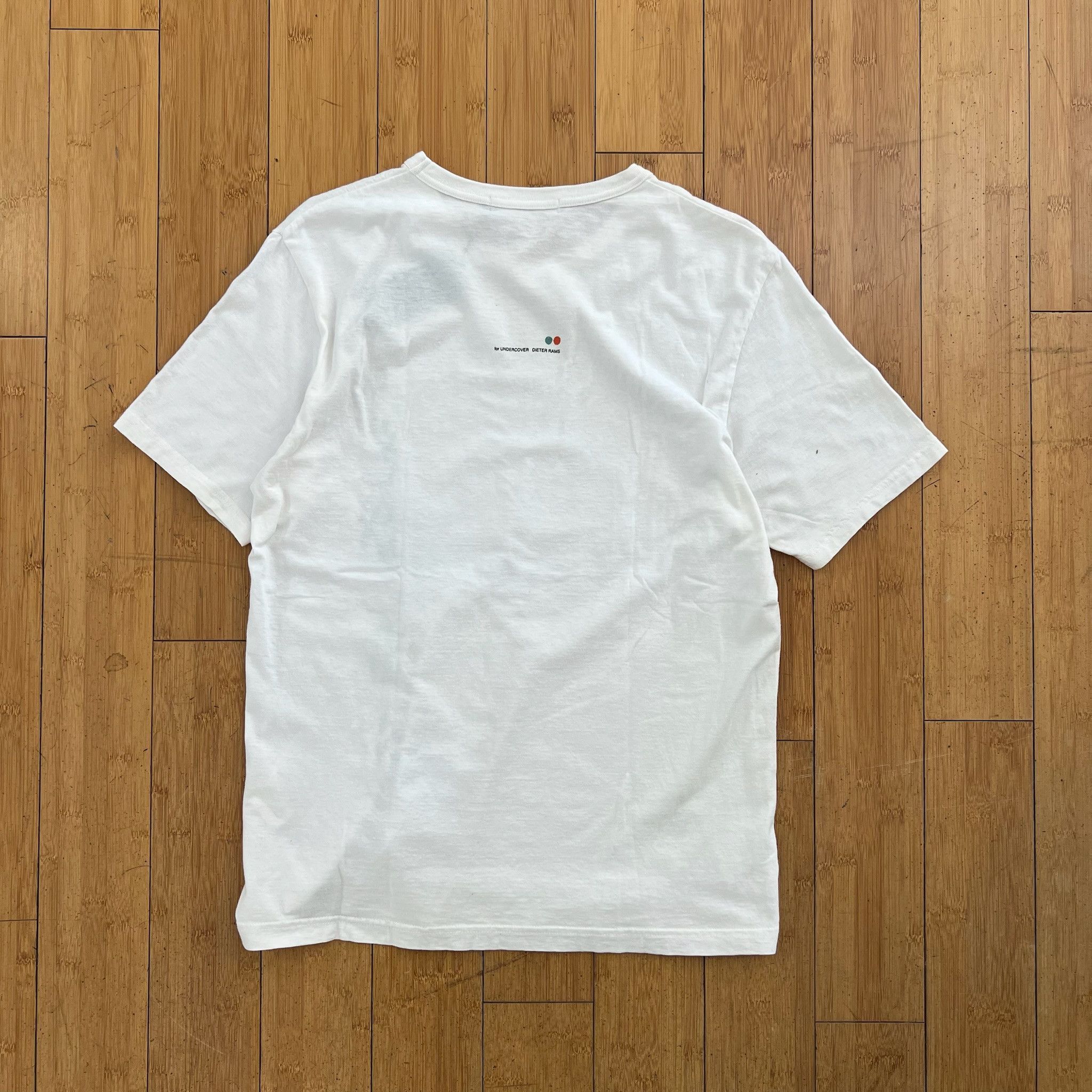 Undercover Undercover White Dieter Rams SS2010 T-Shirt Size US M / EU 48-50 / 2 - 7 Thumbnail