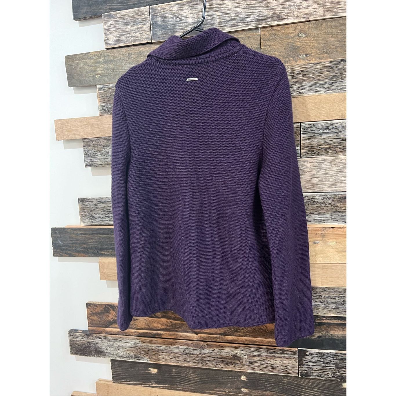 Saint James Saint James Plum Grape Sweater Cardigan Knit Wool blend Butt Size M / US 6-8 / IT 42-44 - 2 Thumbnail