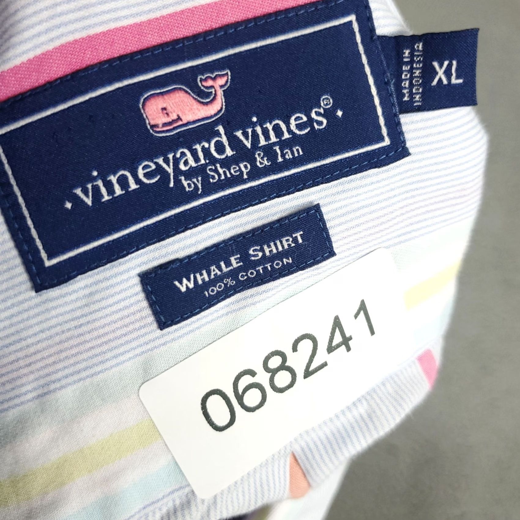 Vineyard Vines Vineyard Vines Shirt Mens XL Blue Striped Button-Up Short Sleeve Casual Modern Preppy Men Size US XL / EU 56 / 4 - 7 Thumbnail