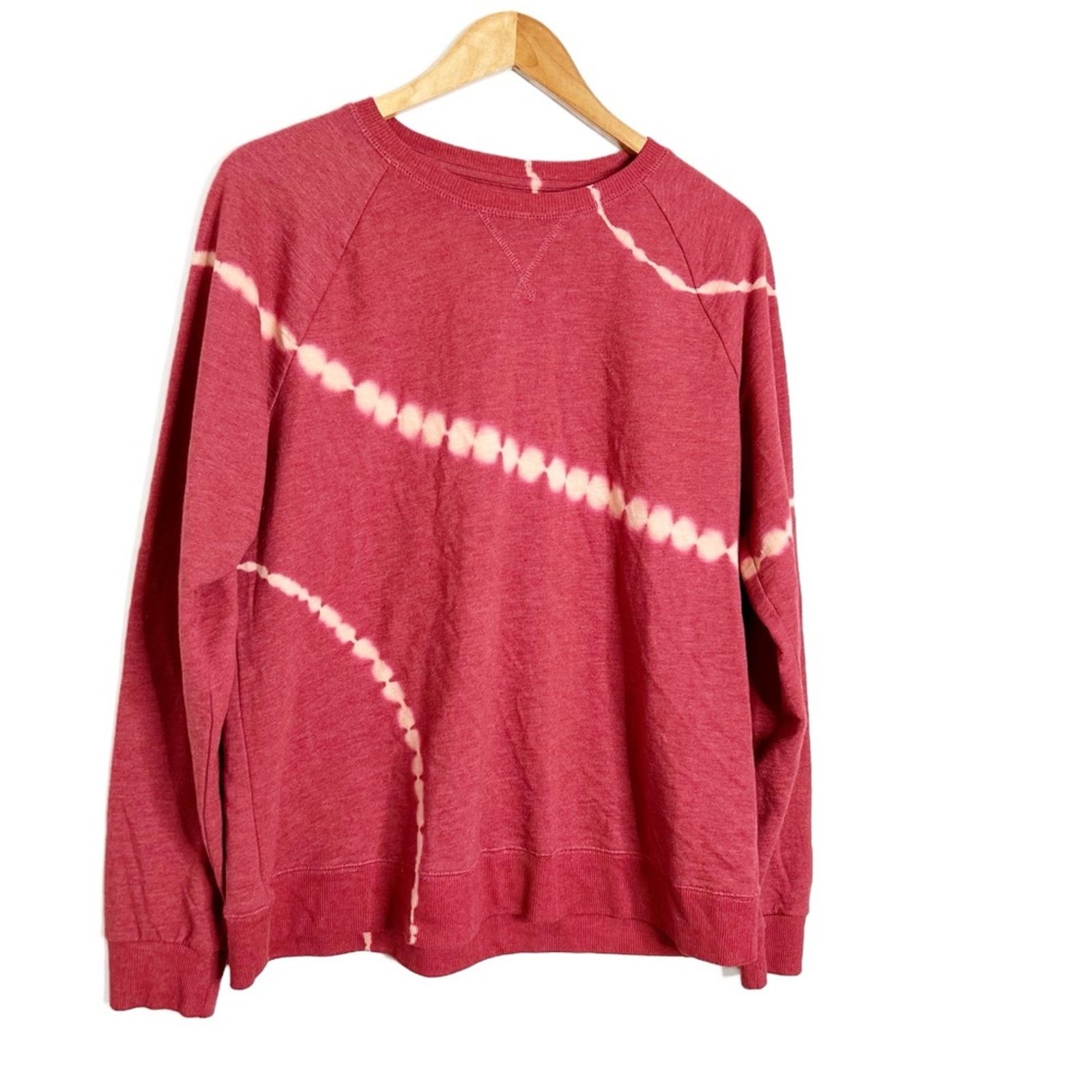 Sonoma Sonoma Women’s Red Crewneck Knit Sweater Pullover Size L / US 10 / IT 46 - 3 Thumbnail
