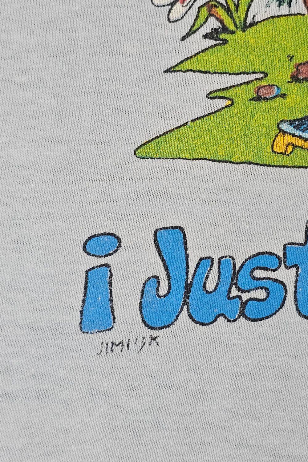 Hanes 1985 Hanes Beefy-T - “I Just Keep On Pluggin’” Size US L / EU 52-54 / 3 - 9 Thumbnail