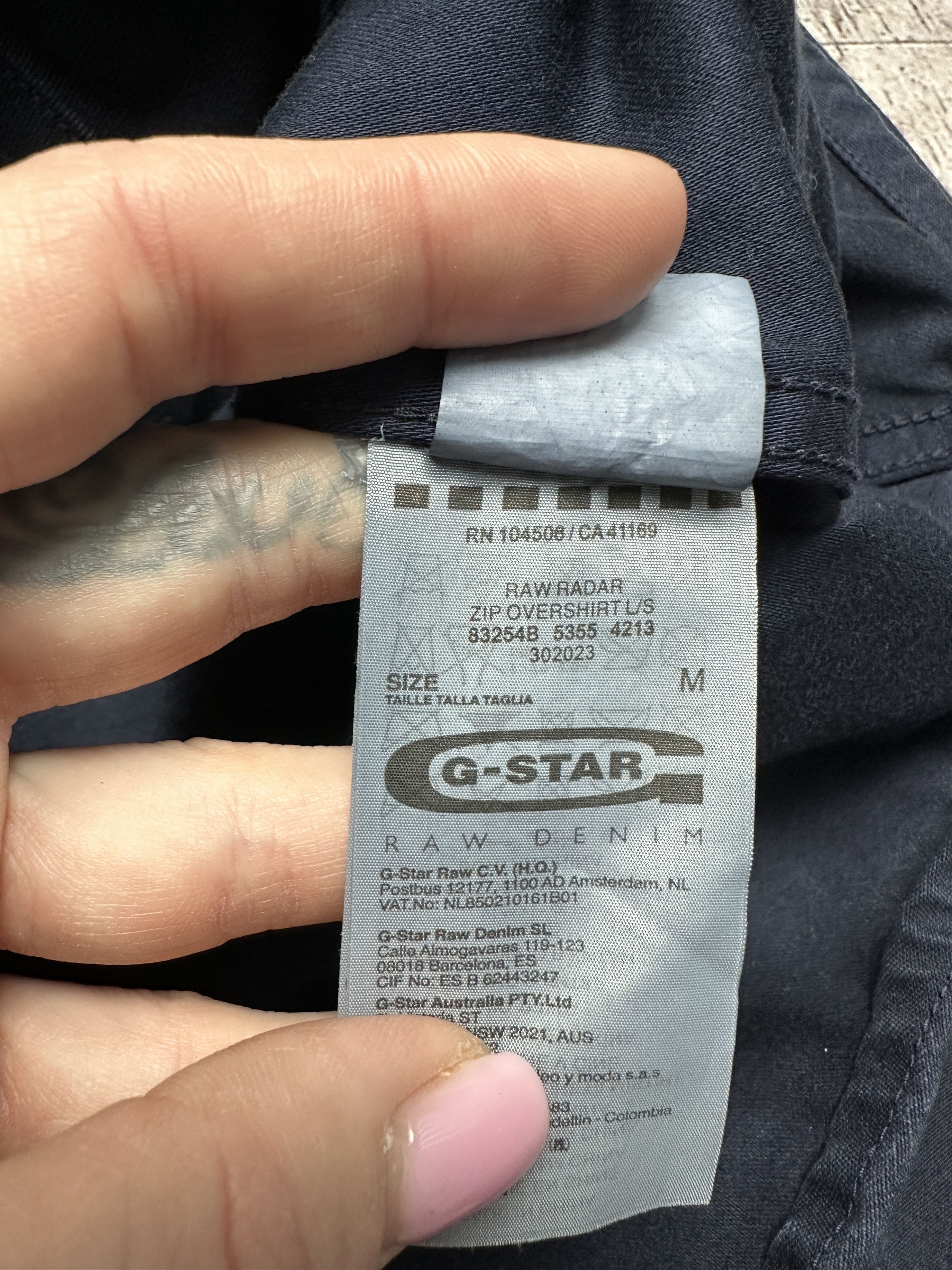 G-Star G Star Raw Mens Radar Zip Overshirt Jacket Size US M / EU 48-50 / 2 - 4 Thumbnail