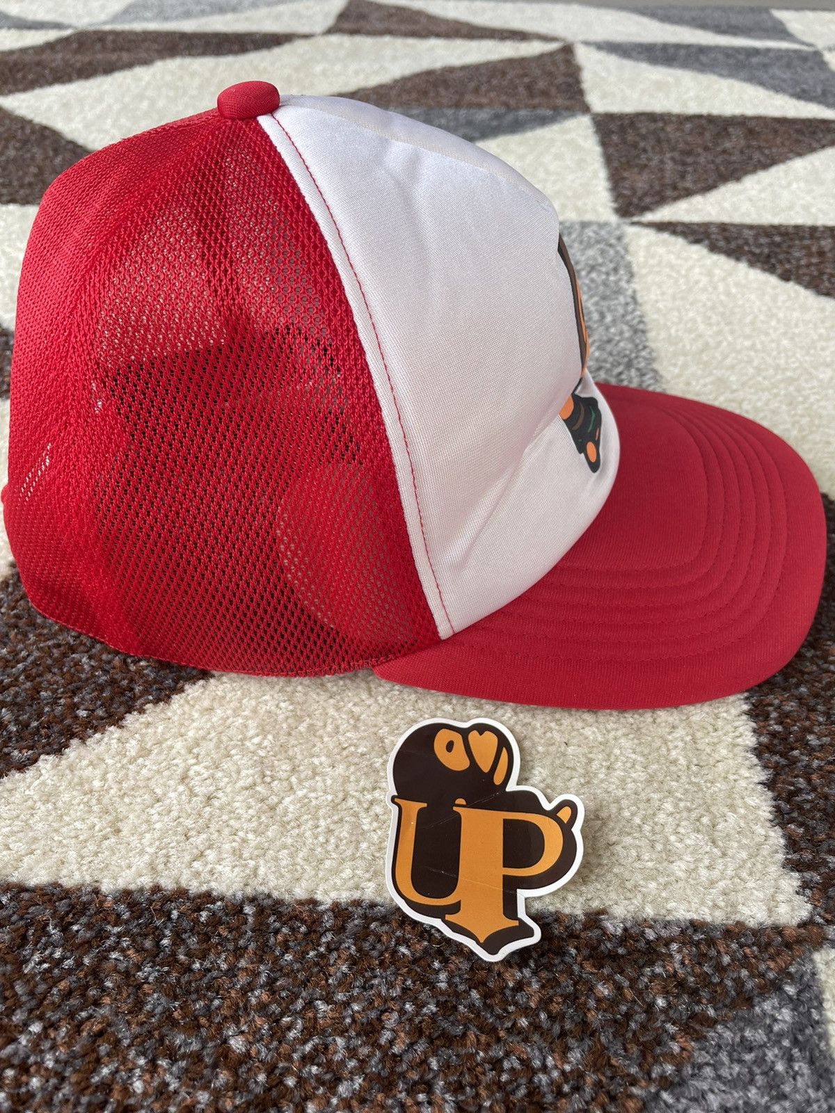 Bape OG Bape Baby Milo Eating Burger Trucker Cap Size ONE SIZE - 3 Thumbnail