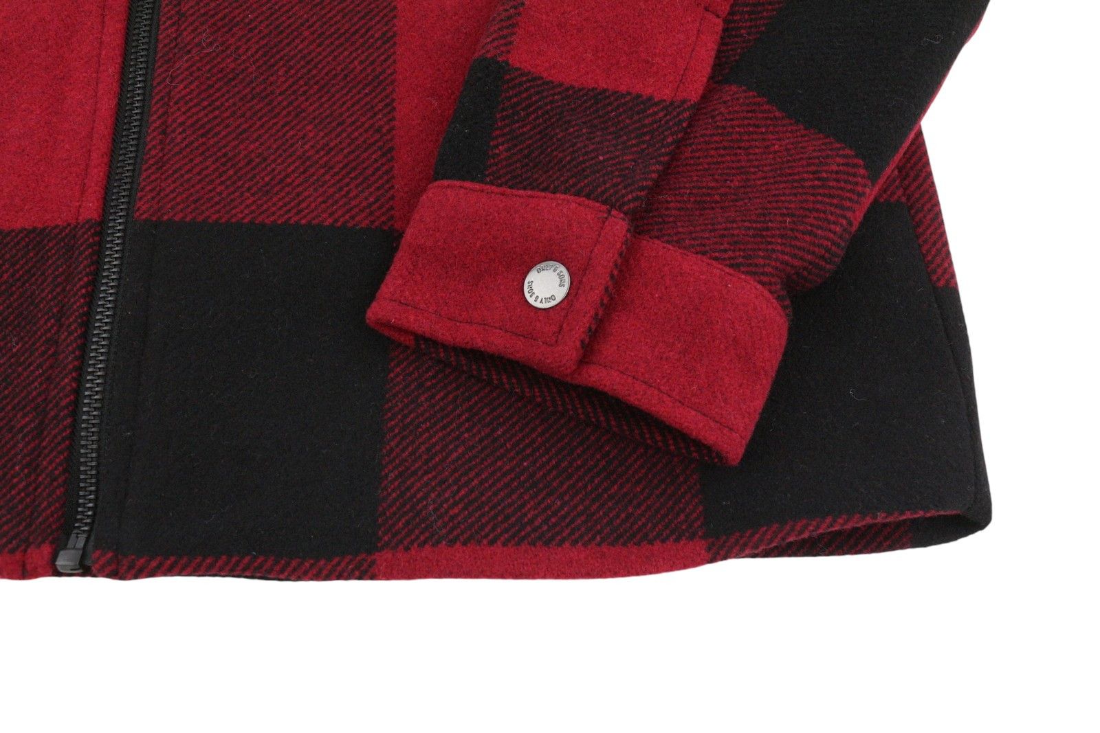 Other RON CHECK S Red Wool Blend Plaid Sherpa Neck 88043 Size US S / EU 44-46 / 1 - 7 Thumbnail