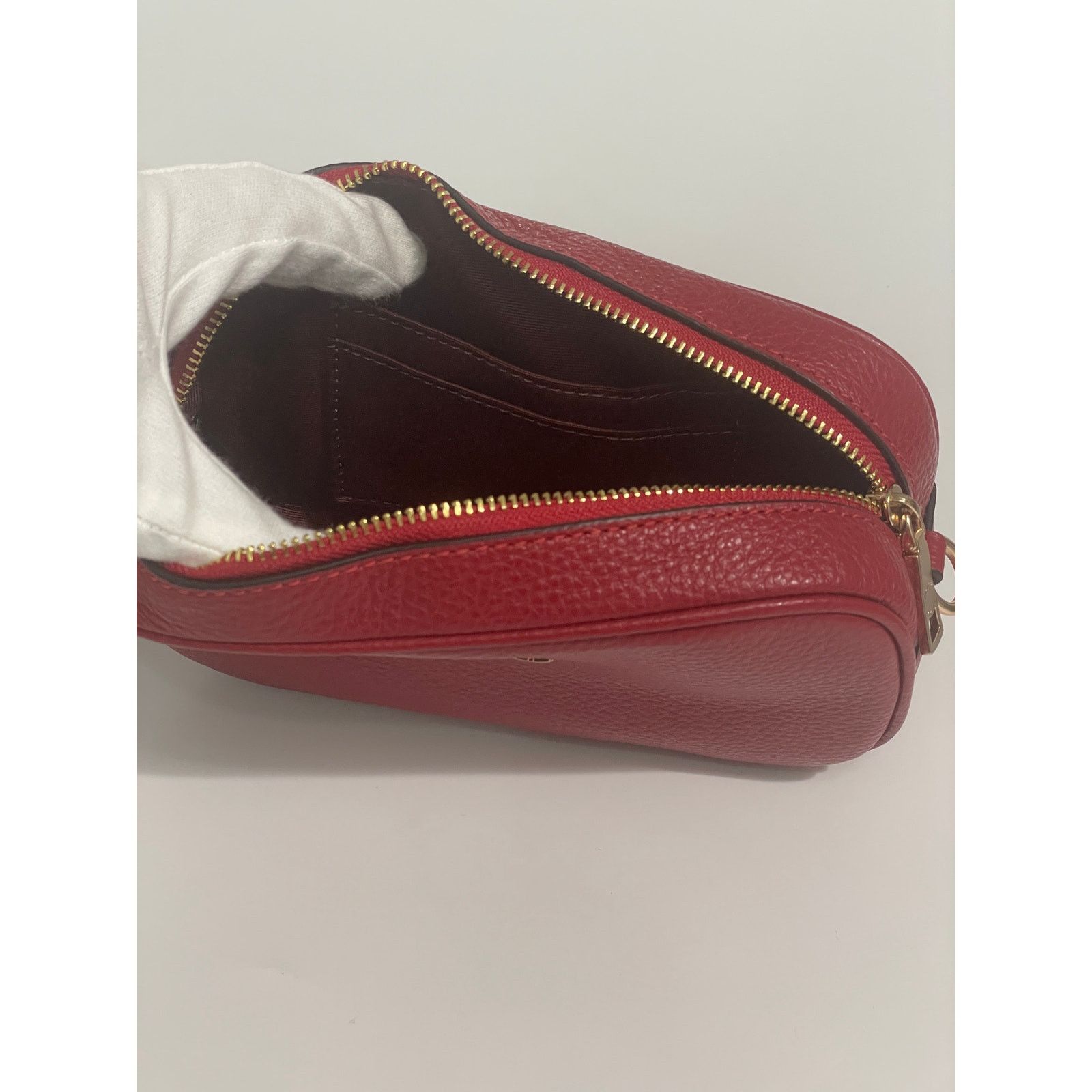Coach Jamie Wristlet Refined pebble leather New