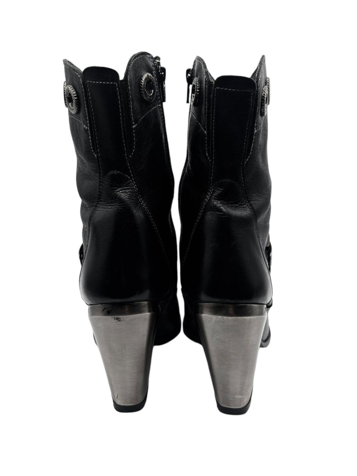 New Rock Vintage New Rock leather witch heels Size 40 Size US 10 / IT 40 - 5 Thumbnail