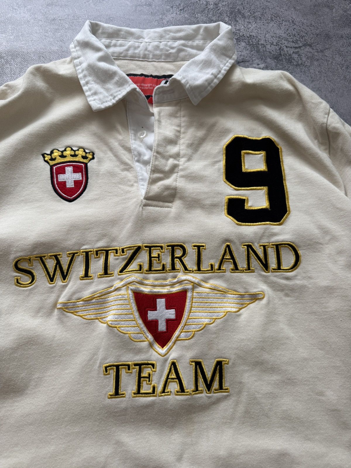 Other Vintage Rugby Switzerland jersey size M big logo Size US M / EU 48-50 / 2 - 5 Thumbnail