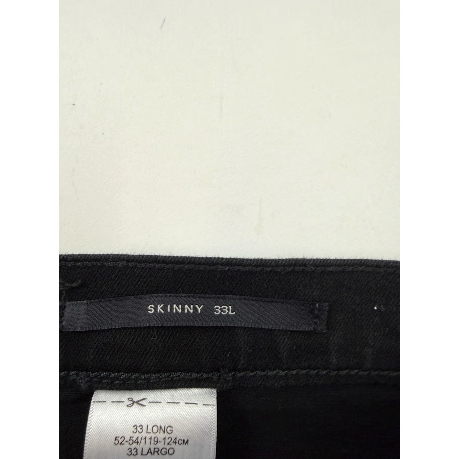 Banana Republic Banana Republic Jeans Womens 33 Black Skinny Fit Distressed Stretch Denim Size 24" / US 00 / IT 34 - 6 Thumbnail