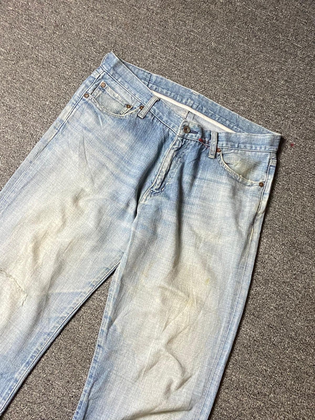 Japanese Brand × Uniqlo × Vintage UNIQLO Japanese Brand Relaxed Fit Denim Jeans (128) Size US 31 - 8 Thumbnail