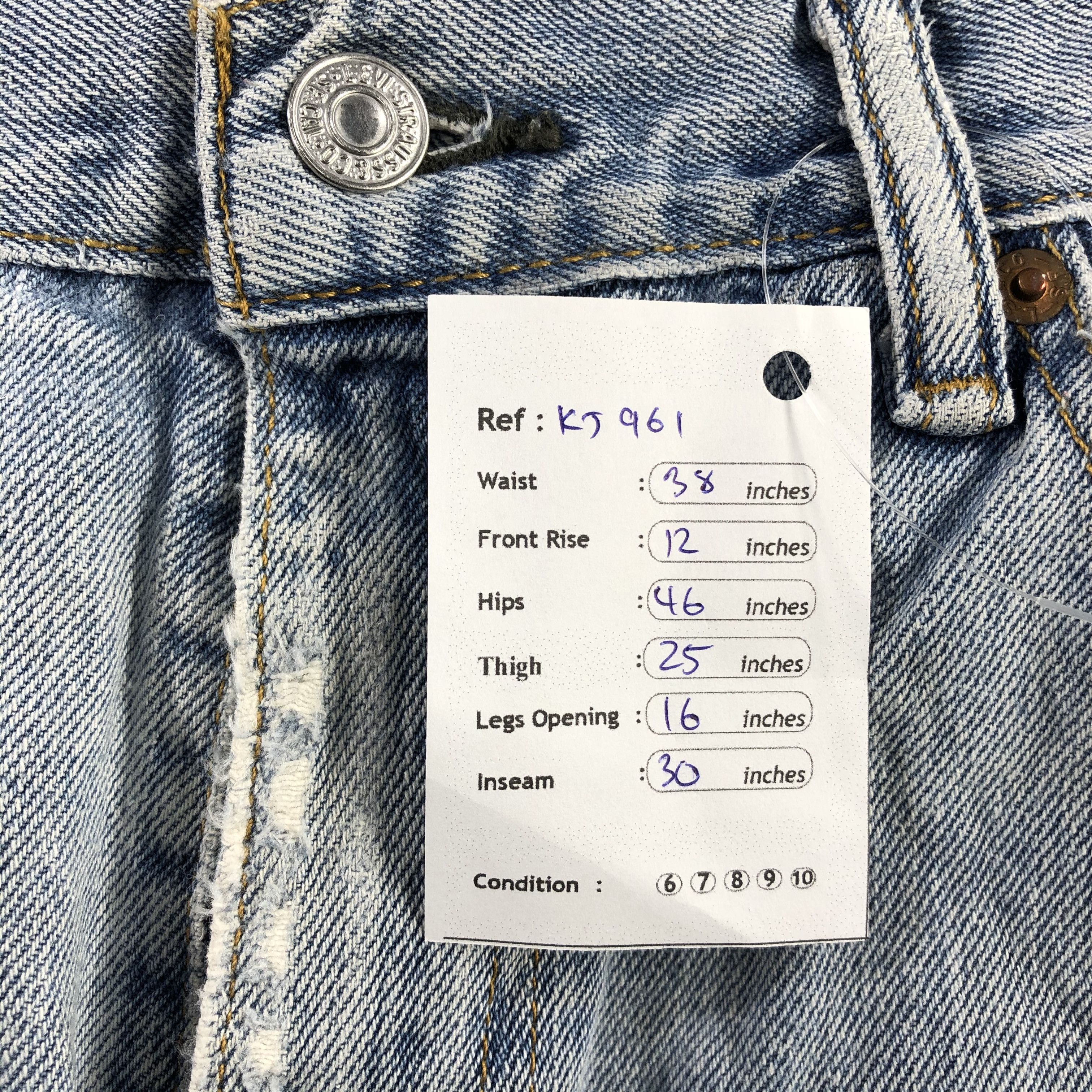 Levi's Vintage Levi's 505 Jeans Medium Wash Denim KJ961 Size US 36 / EU 52 - 18 Thumbnail