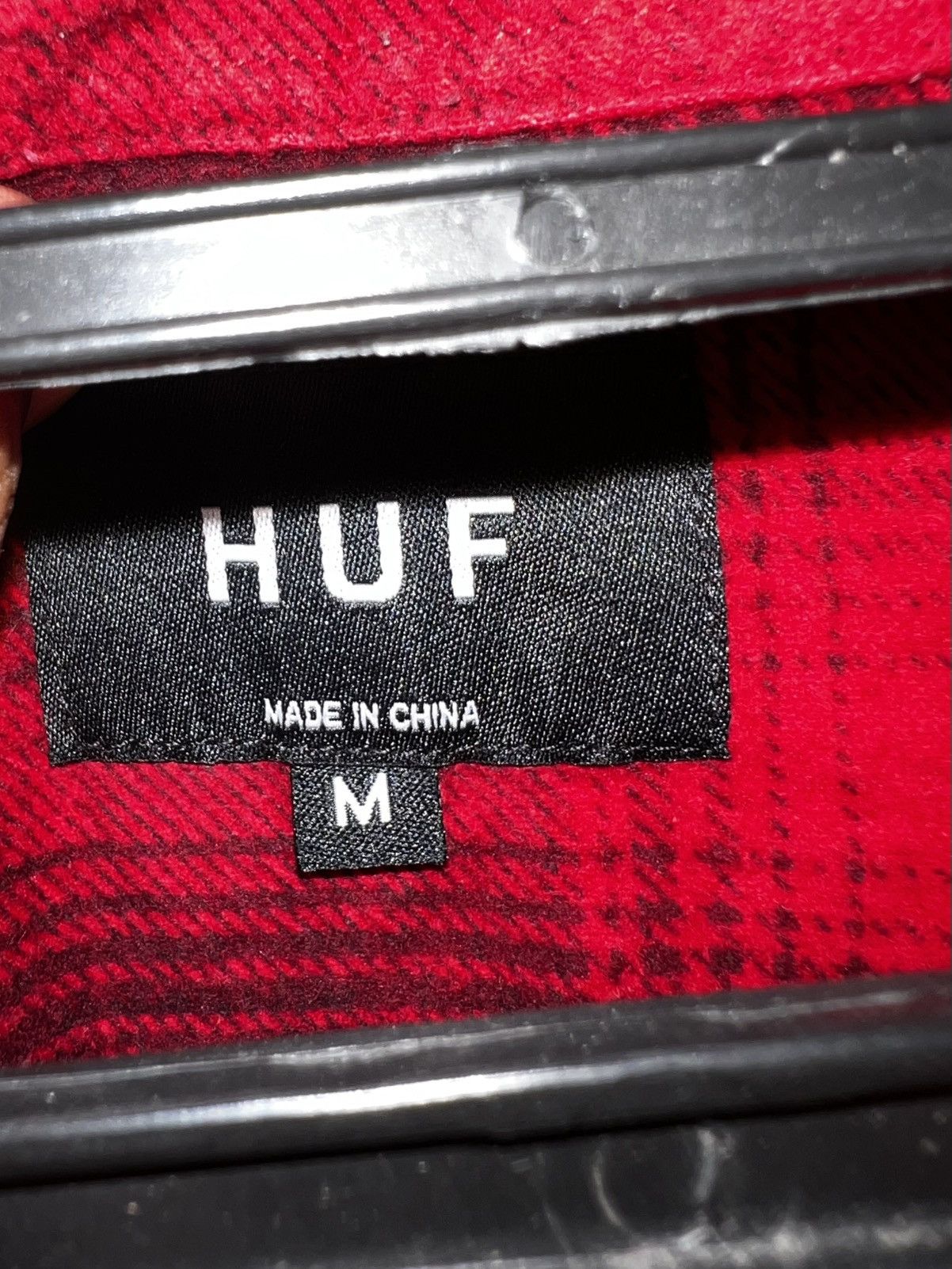 Huf Huf Freeman Flannel Button Down in Red Size US M / EU 48-50 / 2 - 8 Thumbnail