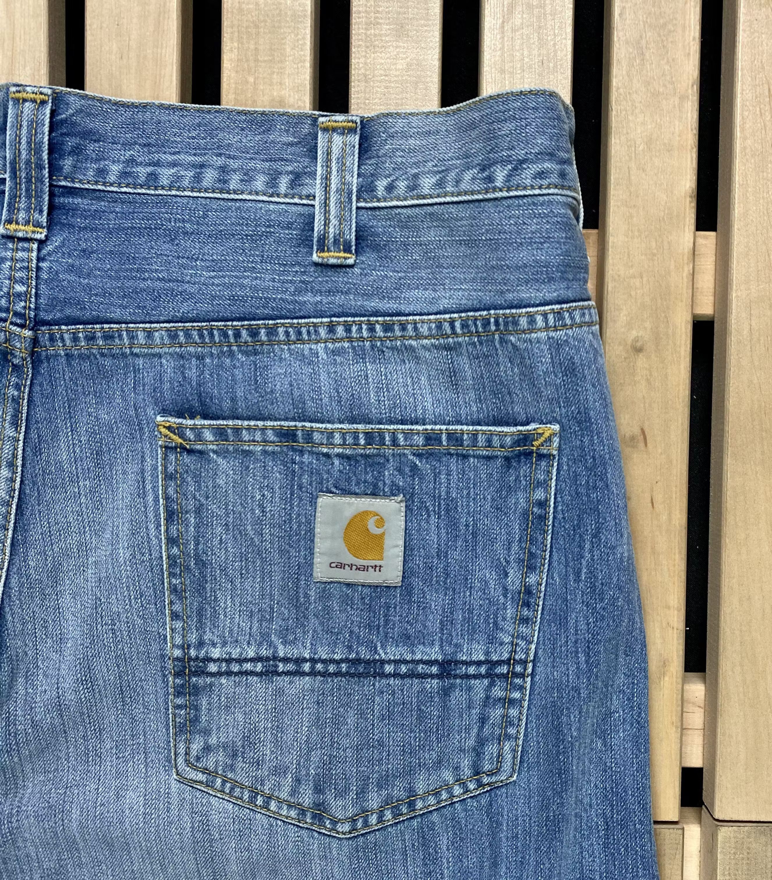 Carhartt × Carhartt Wip × Vintage Mens Jeans Denim Carhartt Vintage Size 38 Size US 38 / EU 54 - 5 Thumbnail