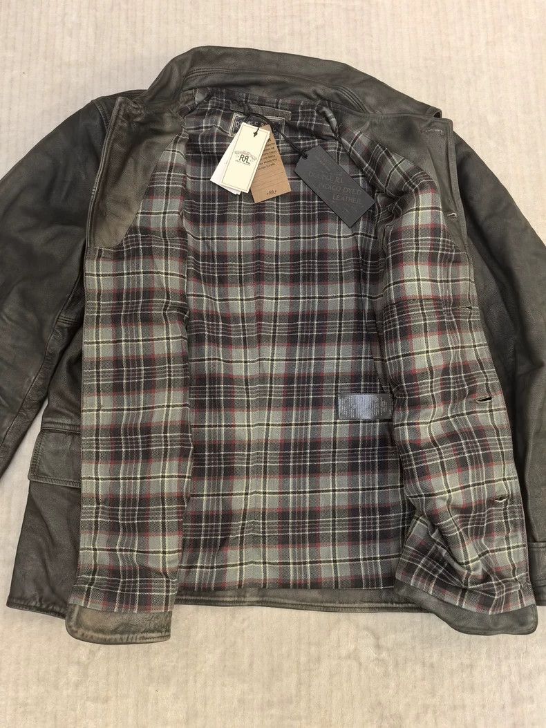 RRL Ralph Lauren RRL Ralph Lauren Men's 25 year old new blue dyed brake lea Size US M / EU 48-50 / 2 - 4 Thumbnail