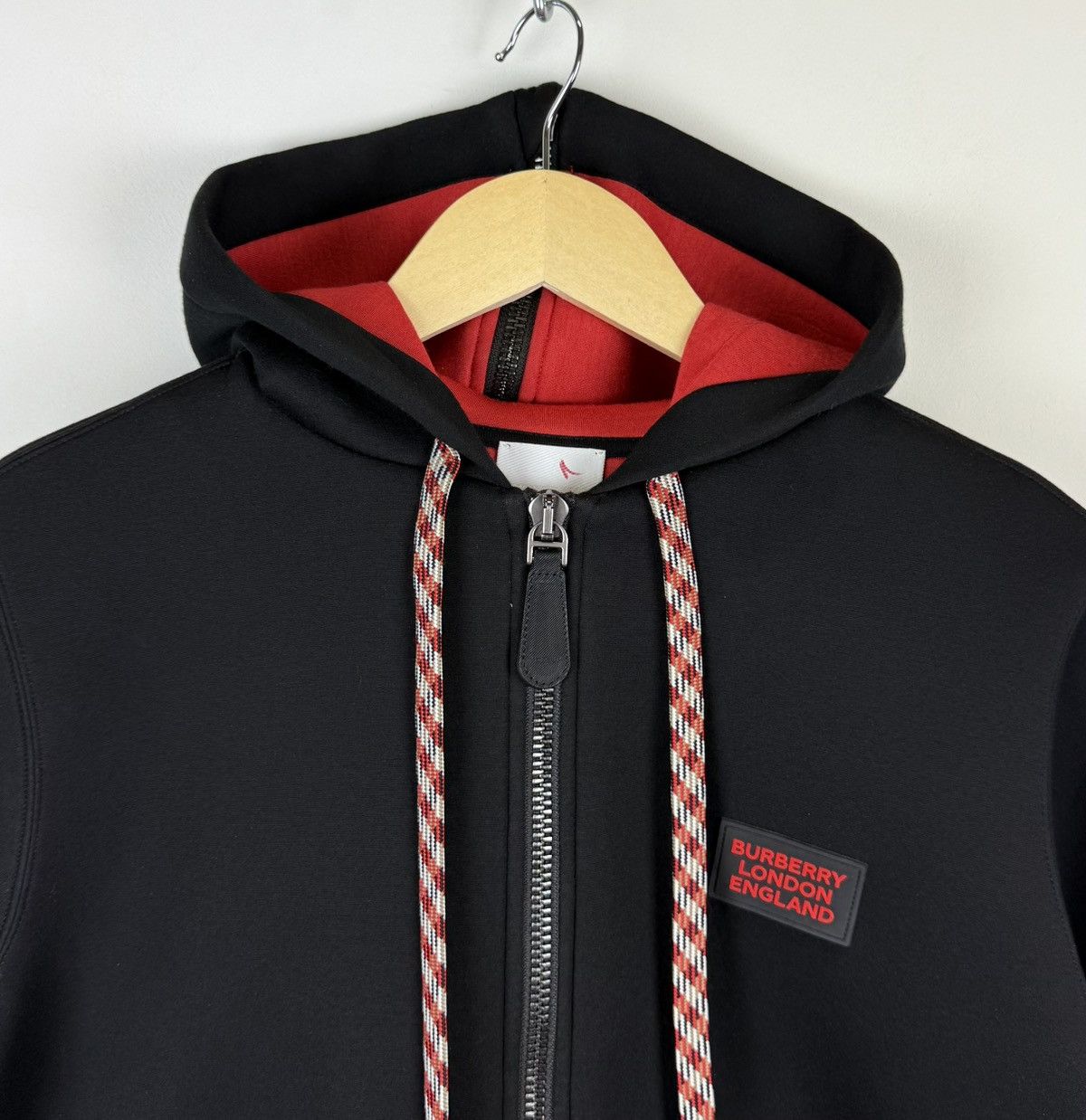 Burberry Burberry London England Zip Up Hoodie Black Top Long Sleeve Size S / US 4 / IT 40 - 5 Thumbnail