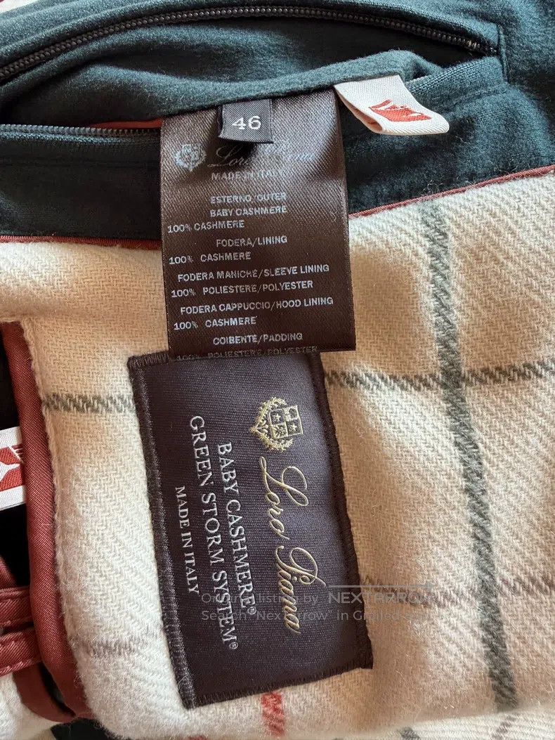 Loro Piana Loro Piana Baby Green Cashmere Cotton Jacket Size US S / EU 44-46 / 1 - 5 Thumbnail