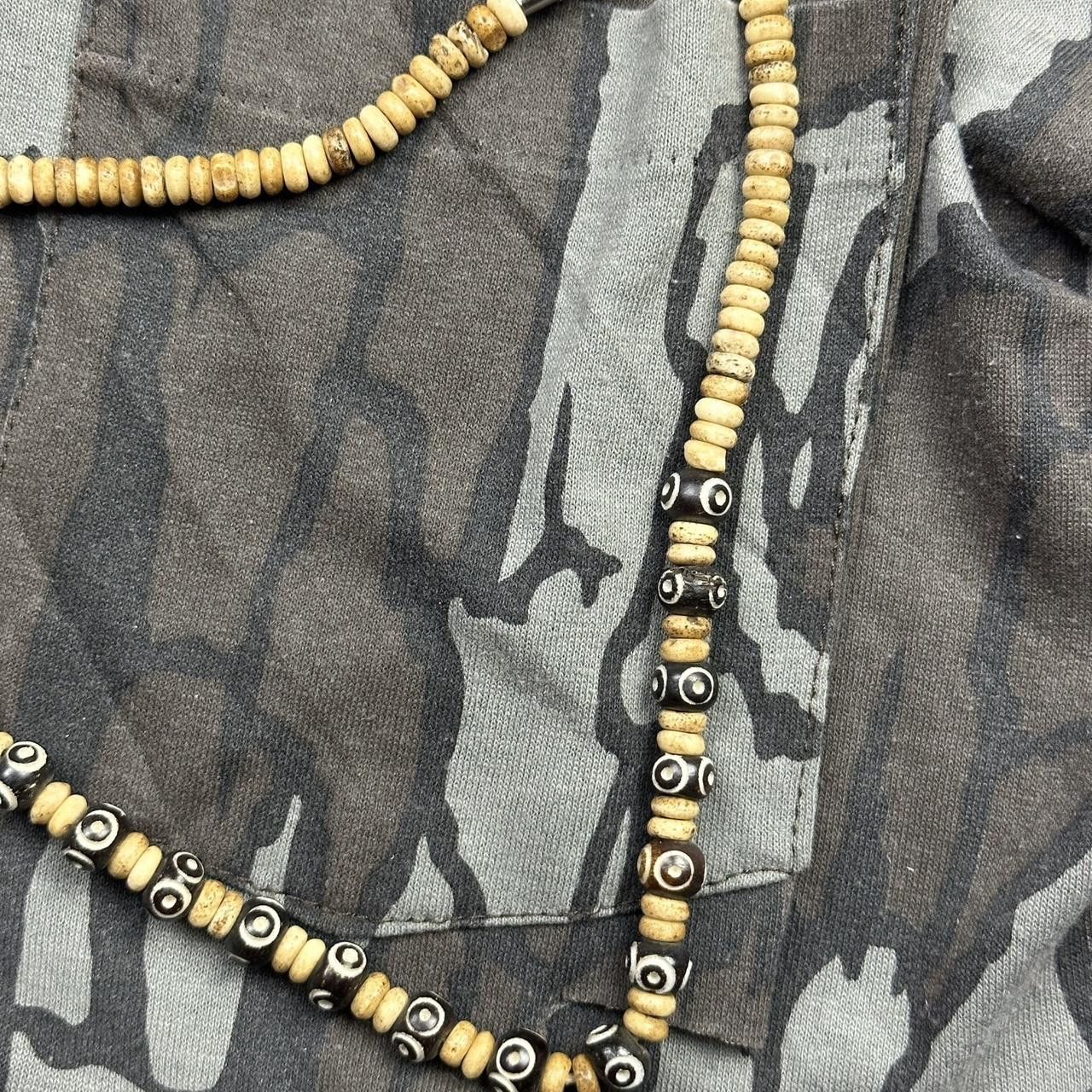 Jewelry Vintage Y2K Brown Wooden Beaded Necklace Size ONE SIZE - 6 Thumbnail