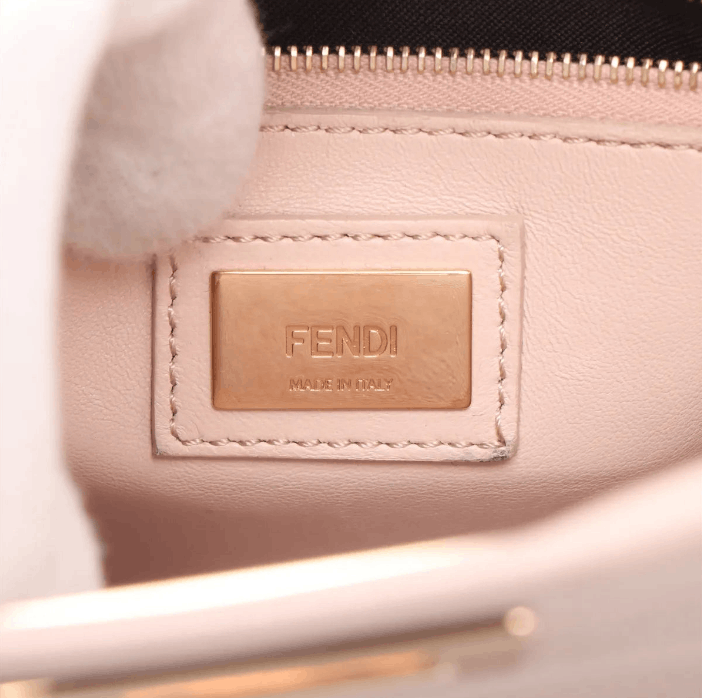 Fendi Mini Peekaboo Leather Studs Two-Way Handbag Size ONE SIZE - 12 Thumbnail