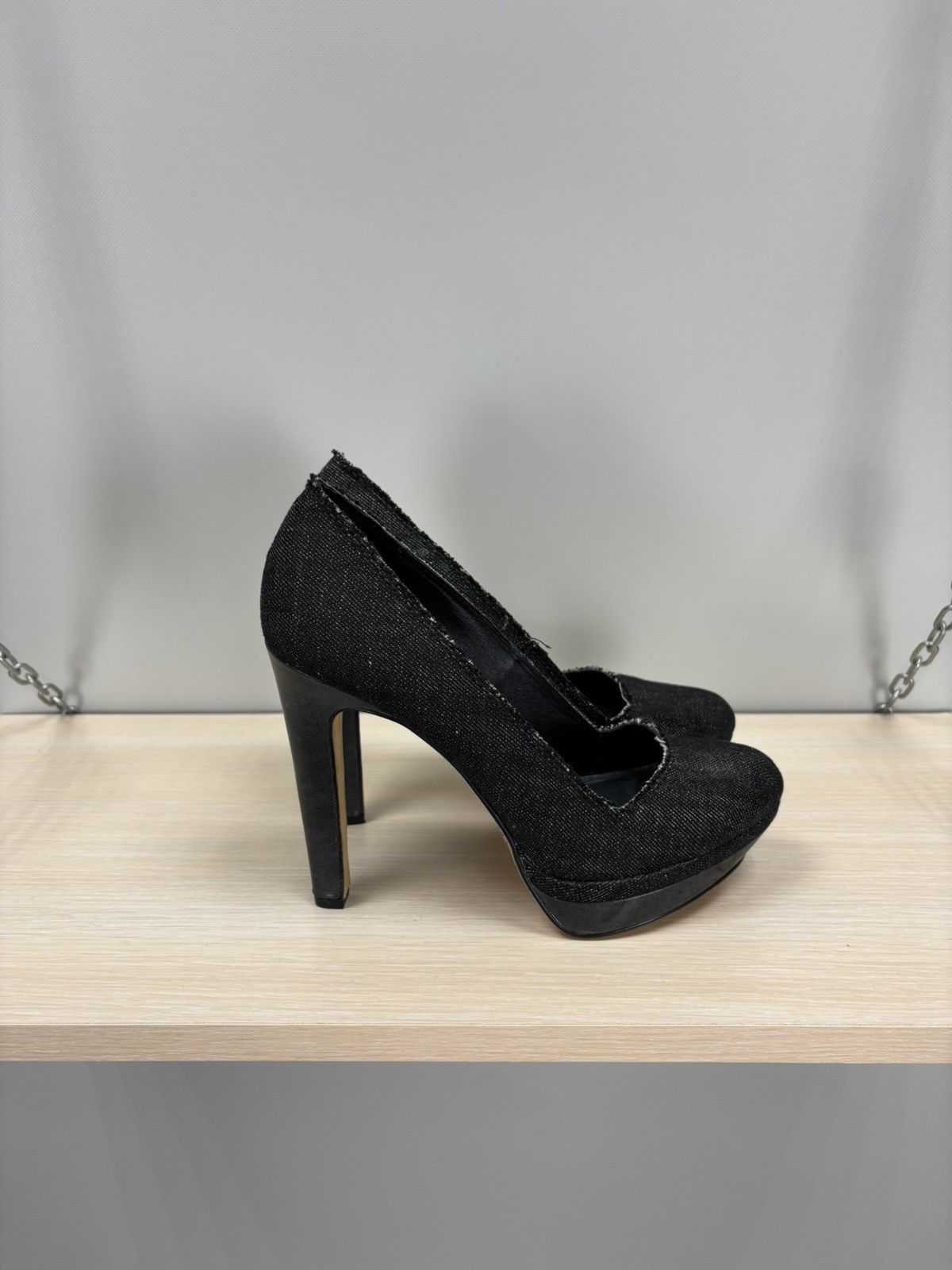 Diesel Womens heels Diesel Size 37 Color Gray Size US 7 / IT 37 - 5 Thumbnail