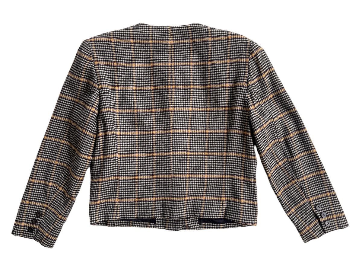Isamu Katayama Backlash Isamu Japan Wool Houndstooth Cropped Jacket Size M / US 6-8 / IT 42-44 - 3 Thumbnail