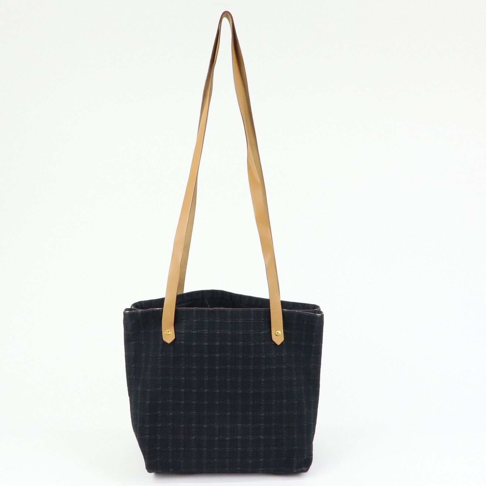 Hermes Hermes Amedaba Cabas de Poche Cotton Canvas & Leather Tote Size ONE SIZE - 2 Thumbnail
